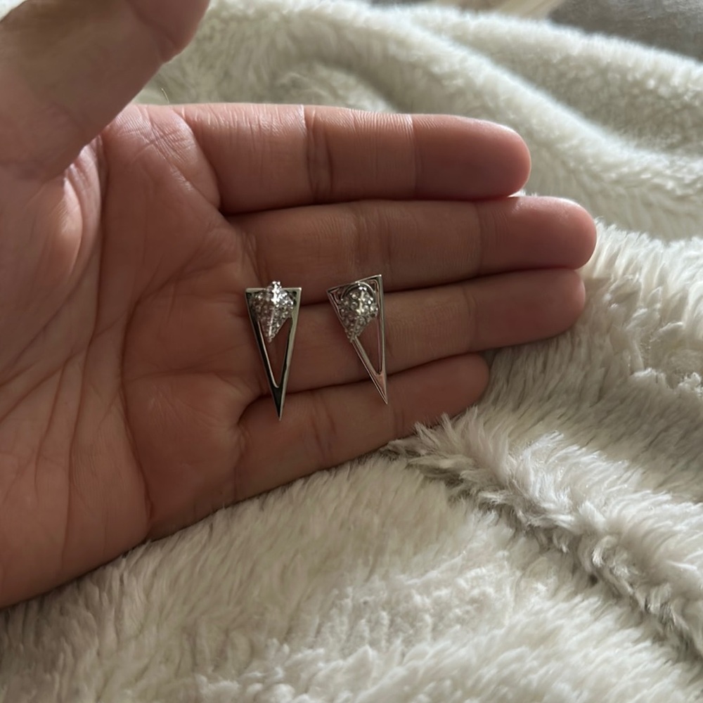 Bcbgeneration Silver Dangle Earrings - image 1